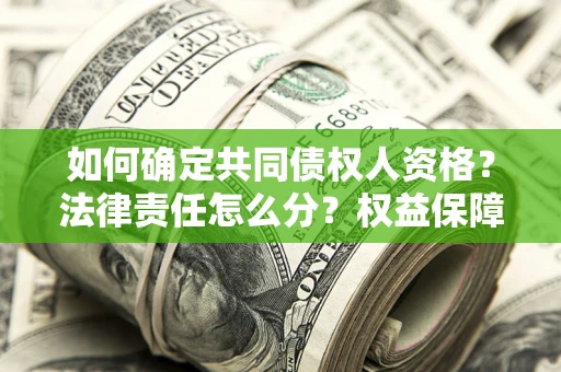 北京如何确定共同债权人资格？法律责任怎么分？权益保障技巧揭秘！