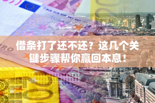 北京借条打了还不还？这几个关键步骤帮你赢回本息！