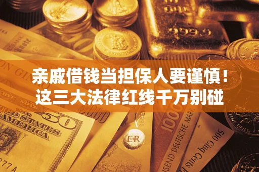 北京亲戚借钱当担保人要谨慎！这三大法律红线千万别碰