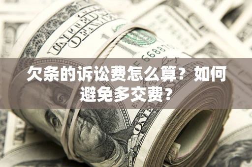 北京欠条的诉讼费怎么算？如何避免多交费？