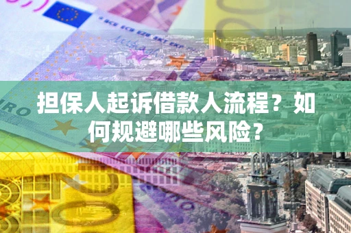 北京担保人起诉借款人流程？如何规避哪些风险？